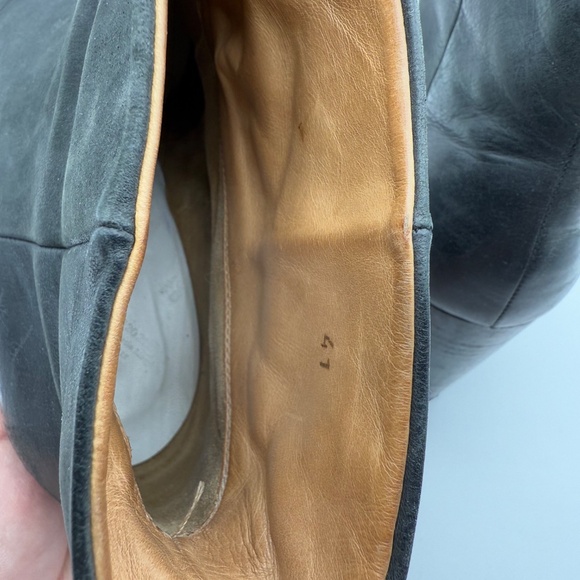 MAISON MARTIN MARGIELA WEDGE CUTOUT HEEL BOOTIES 41 - Picture 7 of 14